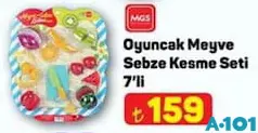 MGS OYUNCAK MEYVE SEBZE KESME SETİ 7'Lİ fiyat ve kampanya bilgisi